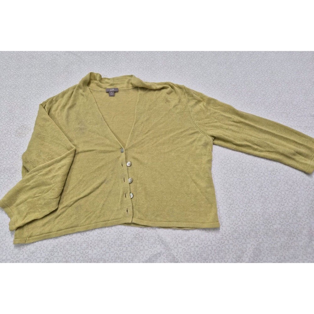 J. Jill Cardigan Green Button up
